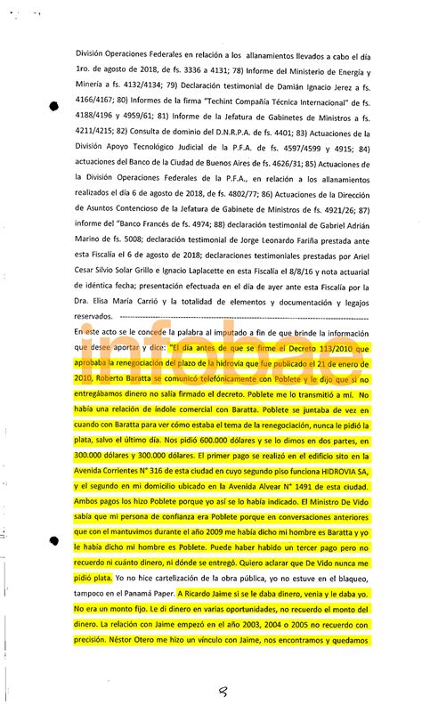 Un Empresario Arrepentido No Hice Cartelización De Obra Pública No Estuve En El Blanqueo Ni