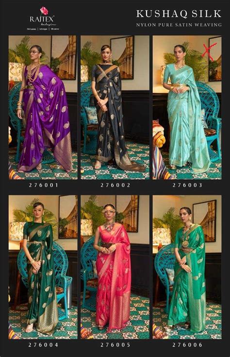 Rajtex Kushaq Silk Occasion Wear Nylon Satin Silk Saree Supplier In Surat