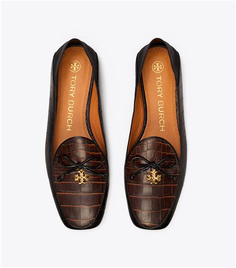 Tory Charm Embossed Loafer Tory Burch Uae