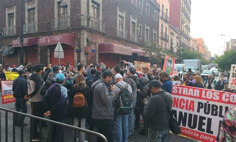 Zócalo CdMx SME y ANUEE protestan frente a Palacio Nacional Grupo Milenio