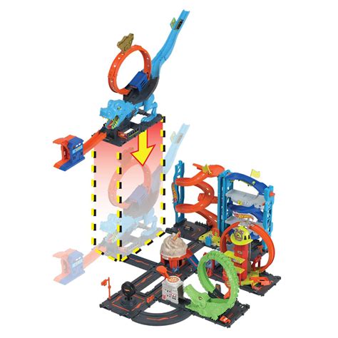 Hot Wheels City Pista T Rex Devorador Mattel Detalhes Magazine Quer Presentear O Seu Lugar