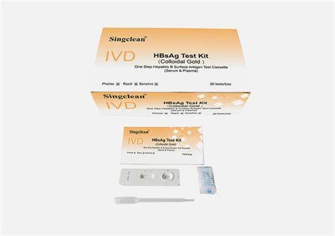 Hbsag Test Kit Colloidal Gold Hangzhou Singclean Medical Products Co Ltd