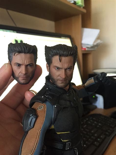 DOFP Hot Toys Wolverine Custom Head Sculpt My Stuff Hot Toys Wolverine Hot Toys Under Armour