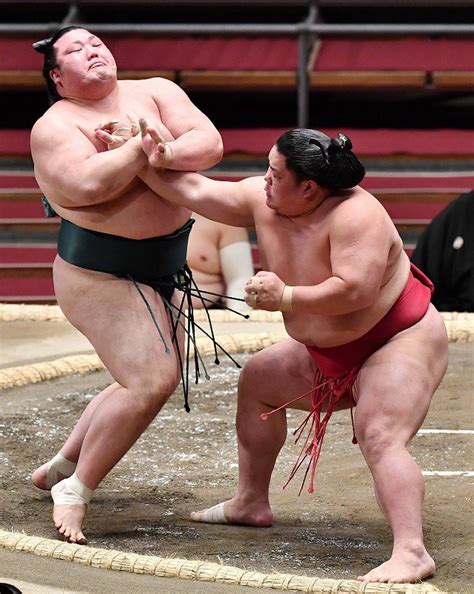 大相撲春場所7日目 白鵬、無敗対決で御嶽海降す 写真特集89 毎日新聞