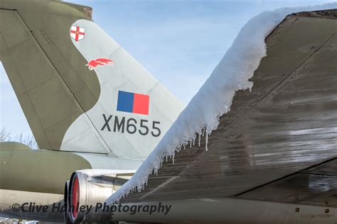 Clive Hanley Photography 12 December 2017 Vulcan Xm655 In The Snow