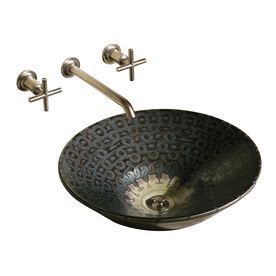 Kohler Artist Edition Conical Bell Sandbar Vessel Round Bathroom Sink