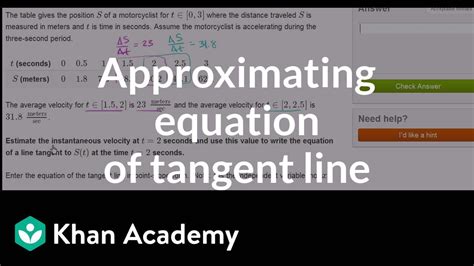 Approximating Instantaneous Rate Of Change Word Problem Differential