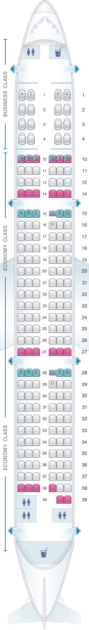 Seat Map Vietnam Airlines Airbus A321 SeatMaestro