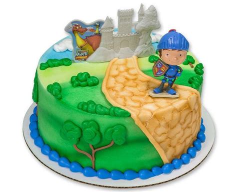 Mike The Knight And Castle Cake Topper Decoration By Luvpersonalized