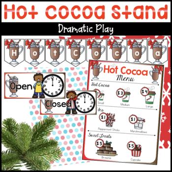 Hot Cocoa Stand Dramatic Play By Turner Tots TPT