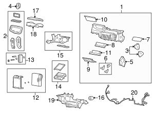 Gm Heater And Air Conditioning Evaporator Case Gm