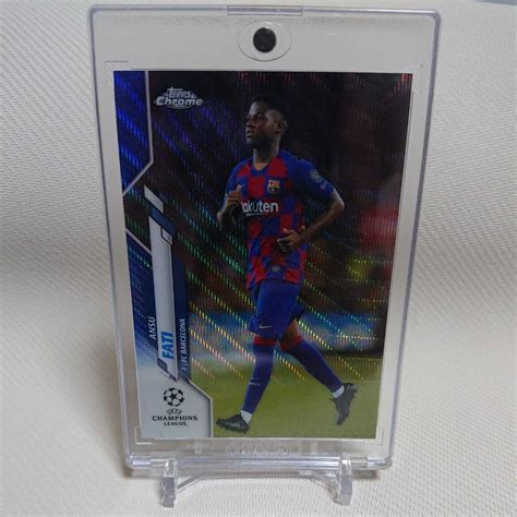 Ansu Fati Topps Chrome Uefa Champions League Rookie