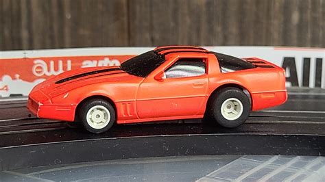 Tyco Magnum 440 Chevy Corvette Red Black HO Slot Car EBay