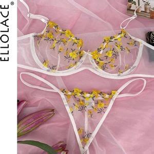 Intimates Sleepwear Nwot Set Lingerie Sexy Underwear Floral Lace Sheer Poshmark