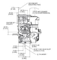 Kohler Engine Ch Hp Cc Recoil Electric Start In Crank