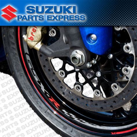 New Genuine Suzuki Gsx R Gsxr Rim Decals Stickers D