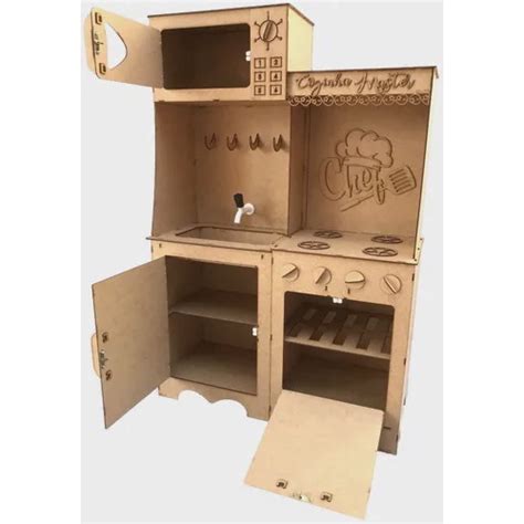 Cozinha Infantil Completa Modulada Brinquedo Desmontado Mdf Em Promo O