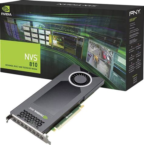 PNY Workstation GPU Nvidia Quadro NVS 810 4 GB GDDR3 RAM PCIe X16 Mini