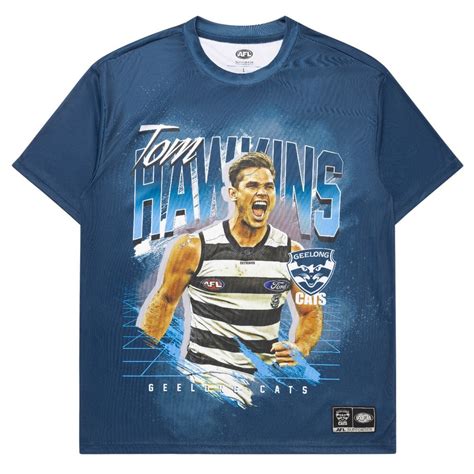 Geelong Cats Youths Tom Hawkins Poster Tee