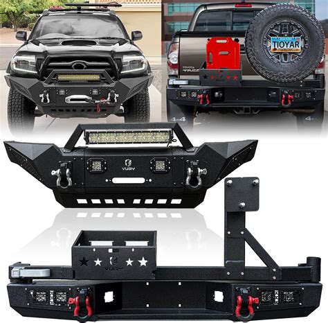 Amazon TIOYAR Tacoma Front And Rear Bumper Compatible With 2005