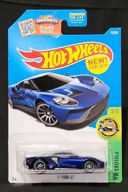 Hot Wheels Ford Gt Super Treasure Hunt Hw Exotics Bleu Avec