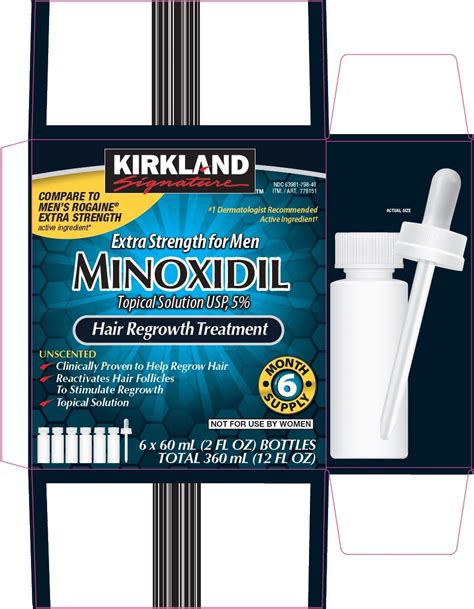 Kirkland Signature Minoxidil Solution Costco Wholesale Company