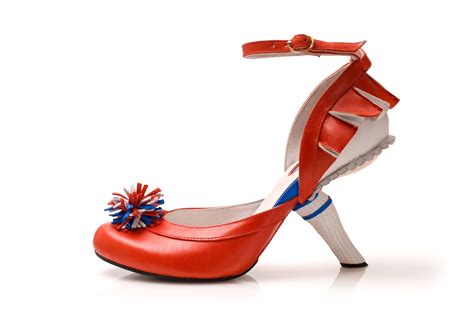 Frumpy To Funky Kobi Levi S Latest Footwear Art Design The Cheerleader