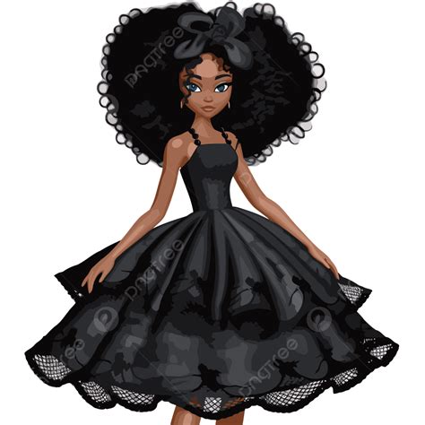 Black Barbie Clip Art