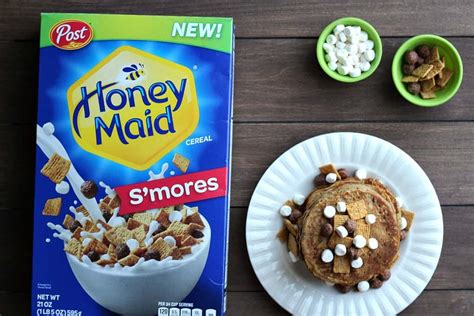 Honey Maid Smores Cereal Pancakes Delicious Little Bites