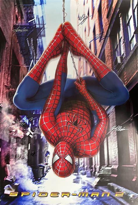 Signed Spider-man 2 Movie Poster - Etsy