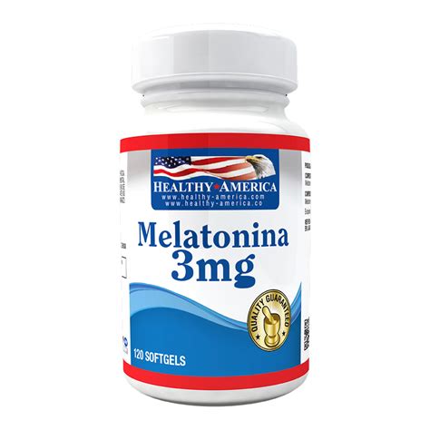 Melatonina Healthy America 3 Mg X120 Cápsula