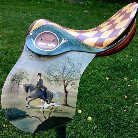 Newly Painted Saddle To Raise Funds For Ever After Mustang Rescue