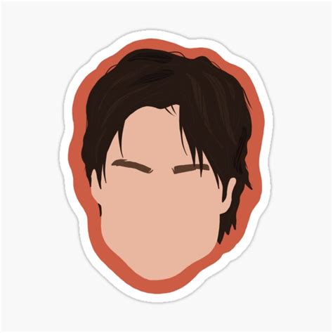 Damon Salvatore Sticker For Sale By Amgc Artwork Redbubble