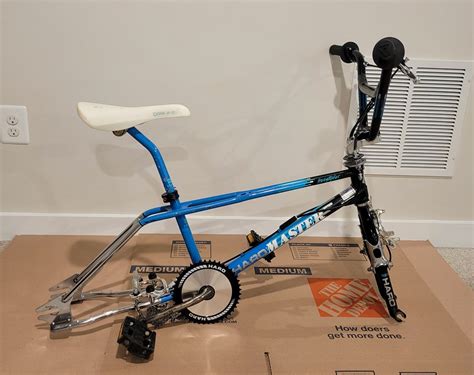 For Sale 1987 1988 Haro Master Frame Set Blue Black Chrome