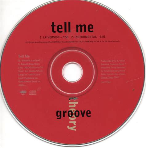 Groove Theory Tell Me Cd Discogs