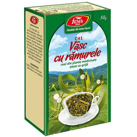 Ceai Vasc Frunze Fares 50gr Emagro