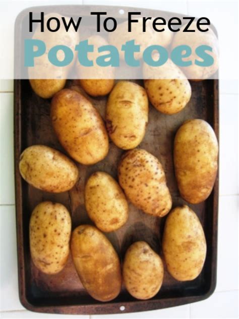 Freezing Potatoes | How to Freeze Potatoes - Good Cheap Eats