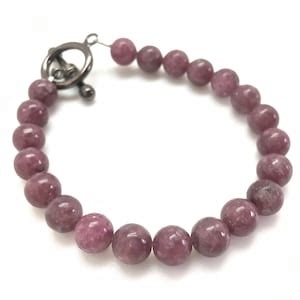 Lepidolite Bracelet Healing Crystal Bracelet Lepidolite Jewelry 6mm ...