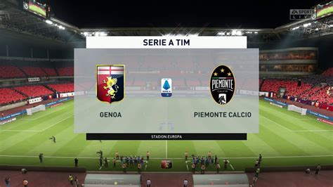 Genoa FC VS Juventus FC Serie A TIM Gameplay English YouTube