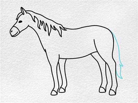Horse Drawing For Kids Helloartsy