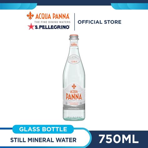 Acqua Panna Still Mineral Water Glass Bottle Ml Shopee Malaysia