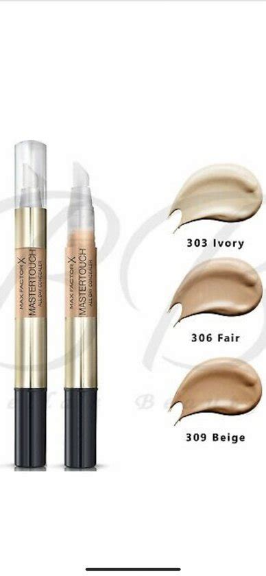 3x Max Factor Mastertouch 306 Fair Concealer | bol