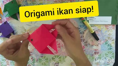 Cara Membuat Origami Ikan Mudah Ll Easy How To Make Fish Origami