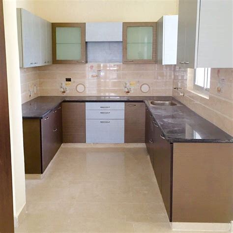 Modern U Shaped Wooden Modular Kitchen Service At Rs 950 Sq Ft In