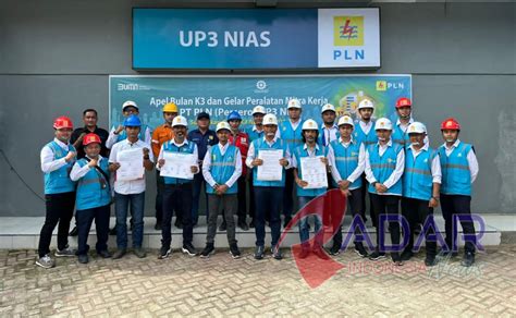 Peringati Bulan K Pln Up Nias Serukan Pentingnya Keselamatan Kerja