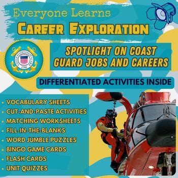 Everyone Learns Career Exploration Coast Guard Jobs And Careers