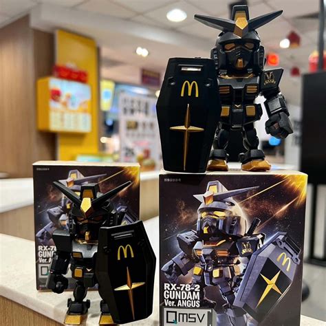 Mcdonalds Gundam Qmsv Mini Rx Ver Angus Original Bandai Action