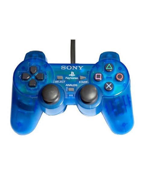 Playstation Ps1 Dualshock Controller Blue Used Video Game Trader