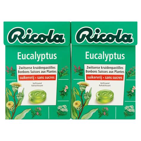 Ricola Eucalyptus Bonbons Suisses Aux Plantes 2 X 50 G Carrefour Site