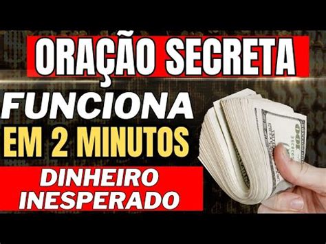 ORAÇÃO SECRETA da BÍBLIA Funciona em 2 MINUTOS DINHEIRO Inesperado